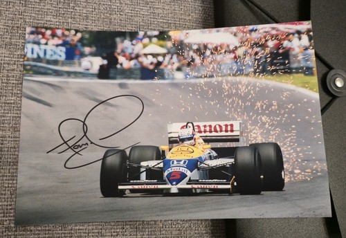 Nigel mansell signed - f1,