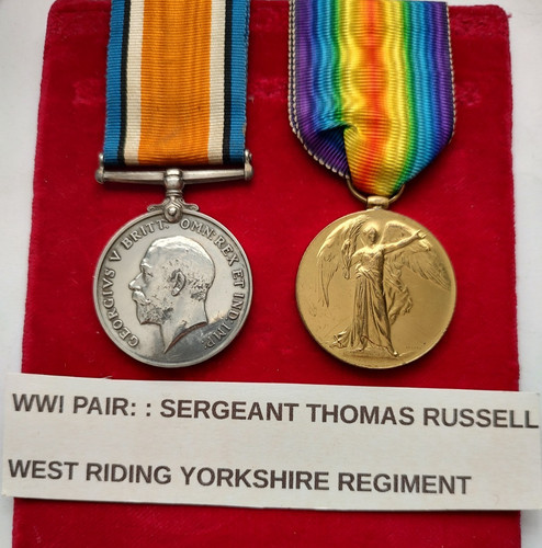 Original ww1 medal pair - ww1,