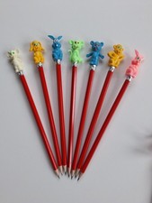 1970s Set of Pencil Toppers