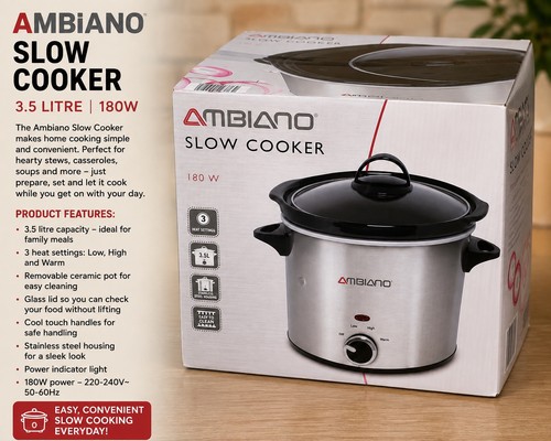 Ambiano slow cooker - 3.5l,