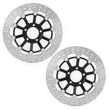 2 Front Brake Discs Rotor For
