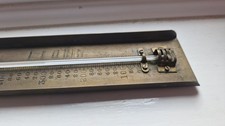 #1 BRANNAN LONDON - ANTIQUE SUGAR & JAM THERMOMETER - 13 INCH TALL 20th CENTURY