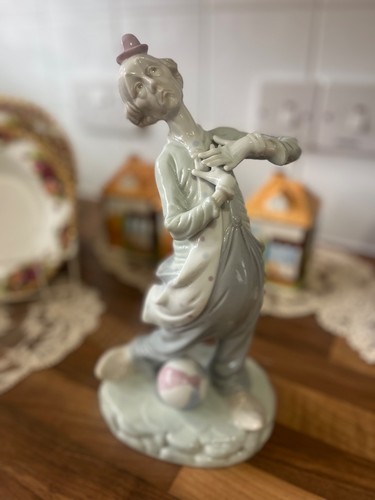 Vintage porcelain clown - porcelain,