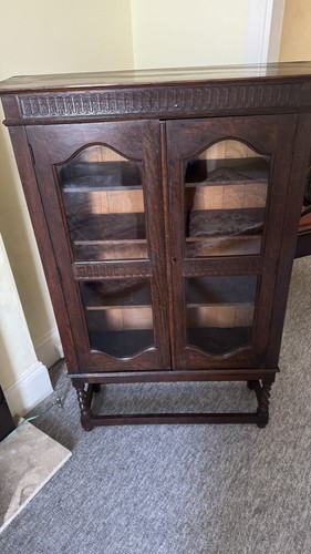 Vintage display cabinet with