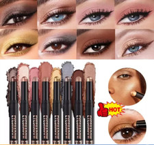 8PCS Eyeshadow Stick Set Shimmer Cream Eyeshadow Pencil Crayon Waterproof Makeup