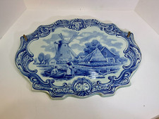 Antique Boch of Belgium, Blue