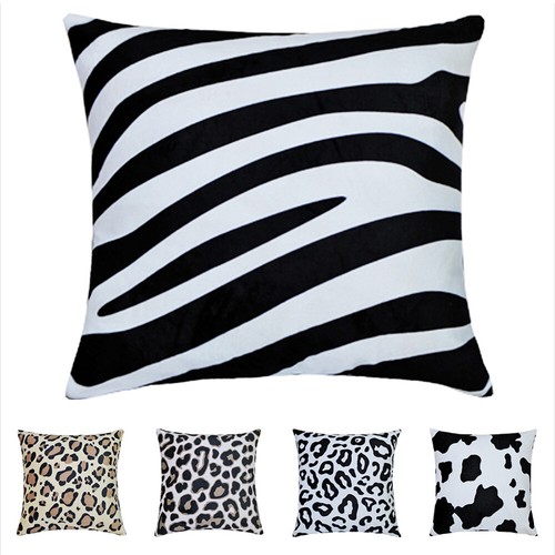 Animal print throw pillow case - throw,
