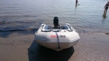 INFLATABLE DINGHY HONWAVE T27 2.7M AIR DECK FLOOR + YAMAHA OUTBOARD RIB SIB BOAT
