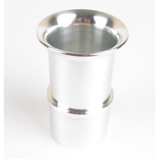Weber 40 DCOE slot in polished alloy trumpet ram pipe stack 50mm long UK made