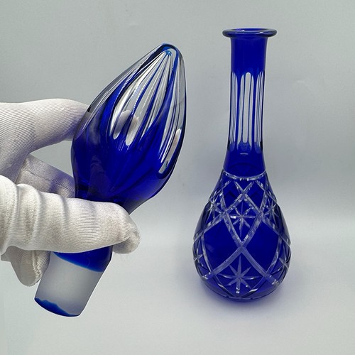Vintage cobalt blue - cobalt, cut