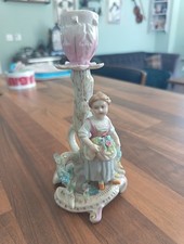 Meissne Porcelain Candlestick