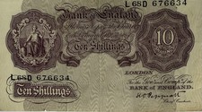 Bank england shillings - of, 10