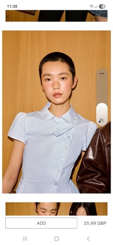 Zara cotton stripe shirt - zara,