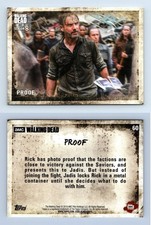 Proof #60 The Walking Dead Season 8 Pt 1 Topps 2018 Trading Card