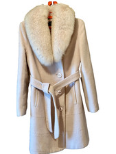Winter Coat with Arctic Fox Collar- Size 44