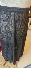Unusual GHOST lace skirt - vintage, black, large, long