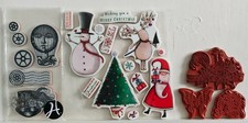 Mixed Theme Stamps - Santa