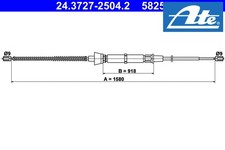 PARKING BRAKE PULL CABLE