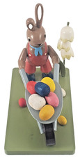 Easter Bunny Pushing Wheel