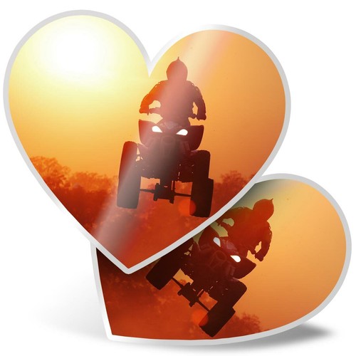 Heart stickers atv - heart, cm