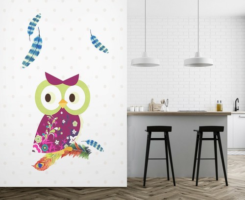 Feather cute owl 053rai - 3d,