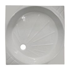 Caravan Universal Shower Tray Skin 680mm x 680cm White