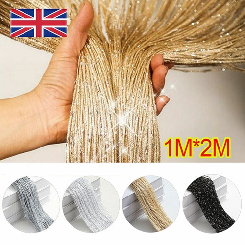 Glitter string curtain panels - string,