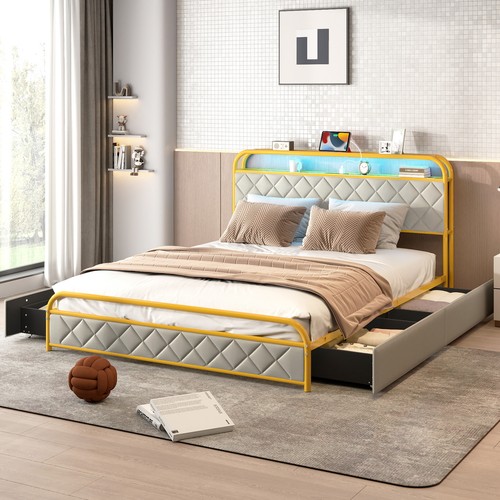 King size contemporary faux - size,