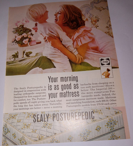 1965 sealy vintage print - print, ad