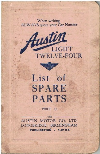 Austin light twelve - light, twelve-four