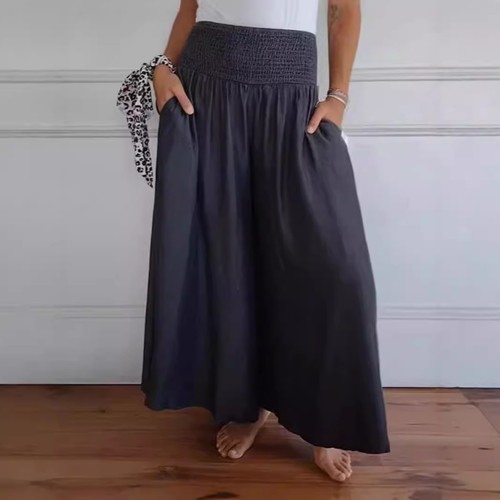 Women wide leg palazzo pants - wide,