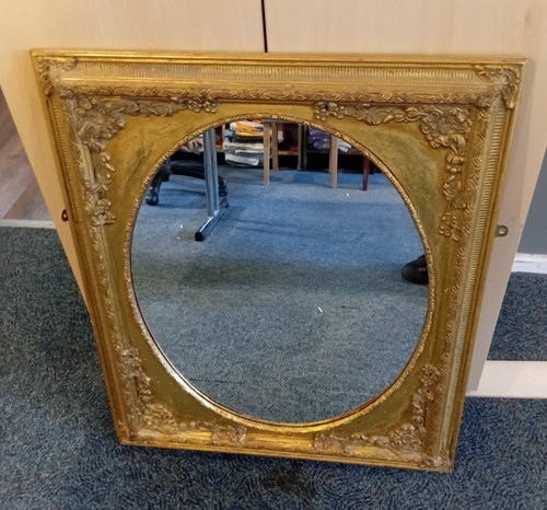 Oval mirror in - mirror,