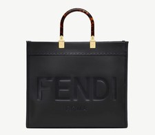 Fendi Sunshine Tote Bag - Black