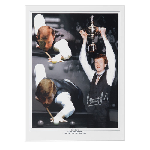 Steve davis signed - davis, snooker