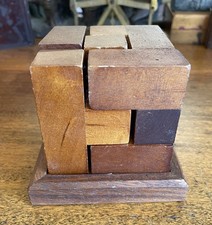 Wooden Interlocking Cube
