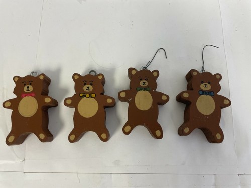 Handcrafted wooden teddy - wooden,