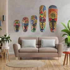 Thai Wooden Mask Wall Hanging