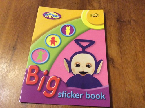 Teletubbies sticker book rare - teletubbies,