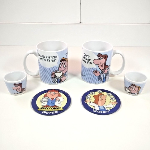 Tetley tea breakfast set - breakfast, set,