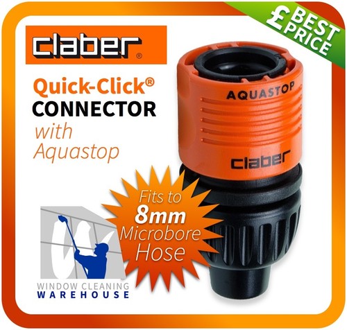 Claber 8mm hose connector with - 8mm,