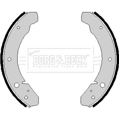 Borg beck brake shoe - shoe, set