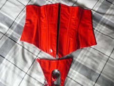 PVC waist corset and open