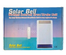Solar Siren bell box alarm -