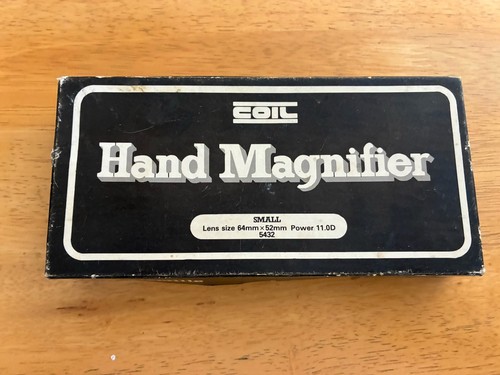 Vintage coil hand - hand, magnifier
