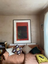 Mark Rothko, Light Red Over Black: Classic handmade, hand framed screen print