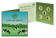 Brand New 2024 £2 Coin Collection The Heritage Cattle Breeds Colour £2 Coins