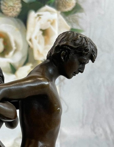 Nude male solid - bronze,, roman