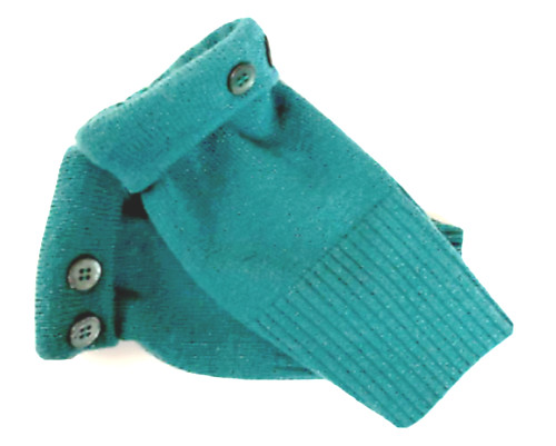 Fingerless gloves green teal - fingerless,