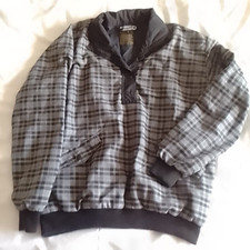 SUNDERLAND of SCOTLAND Women's Plaid Golf Windcheater Jacket Size Medium