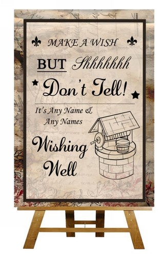 Vintage chic wishing well - vintage,